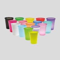 Mundspülbecher, ca. 180ml, 100 Stück, pink