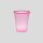 Mundspülbecher, ca. 180ml, 100 Stück, pink