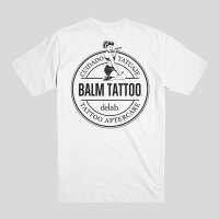 Balm Tattoo Logo T-Shirt - white black