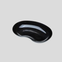 Kunststoff Nierenschale, schwarz, 24 cm, 600ml, Med-Comfort
