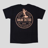 Balm Tattoo Logo T-Shirt - black brown