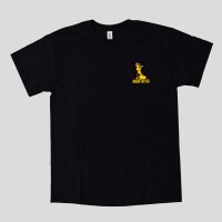 Balm Tattoo Logo T-Shirt - black yellow