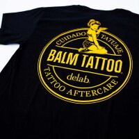 Balm Tattoo Logo T-Shirt - black yellow